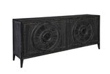 Deroche Wooden Black Sideboard