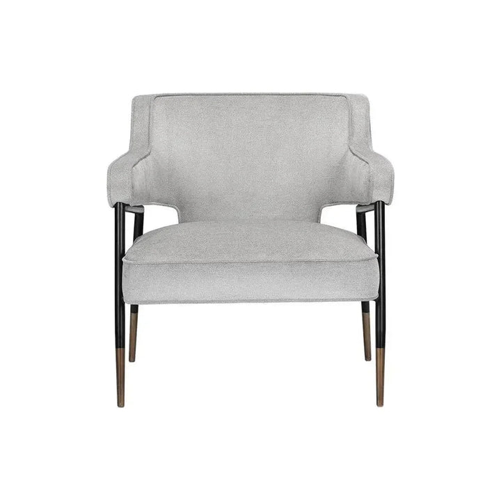 Derome Leather Unique Lounge Chair - LOOMLAN - SUNPAN - Accent Chairs