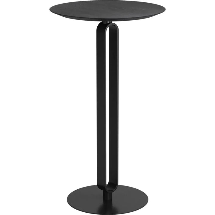 Derry Black Round Bar Table - LOOMLAN - Zuo Modern - Bar Tables