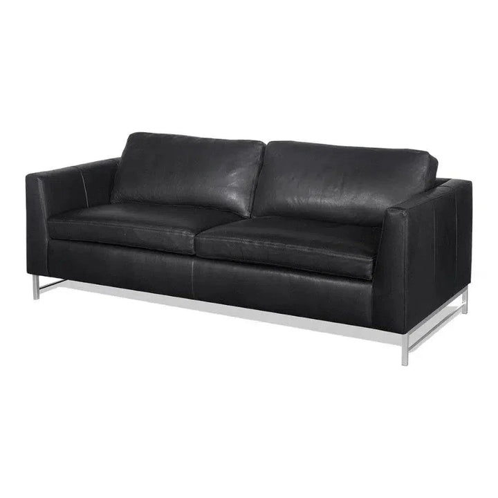 Desert Custom Oasis - Find Serenity on Leather Couch - LOOMLAN - Uptown Sebastian - Sofas & Loveseats