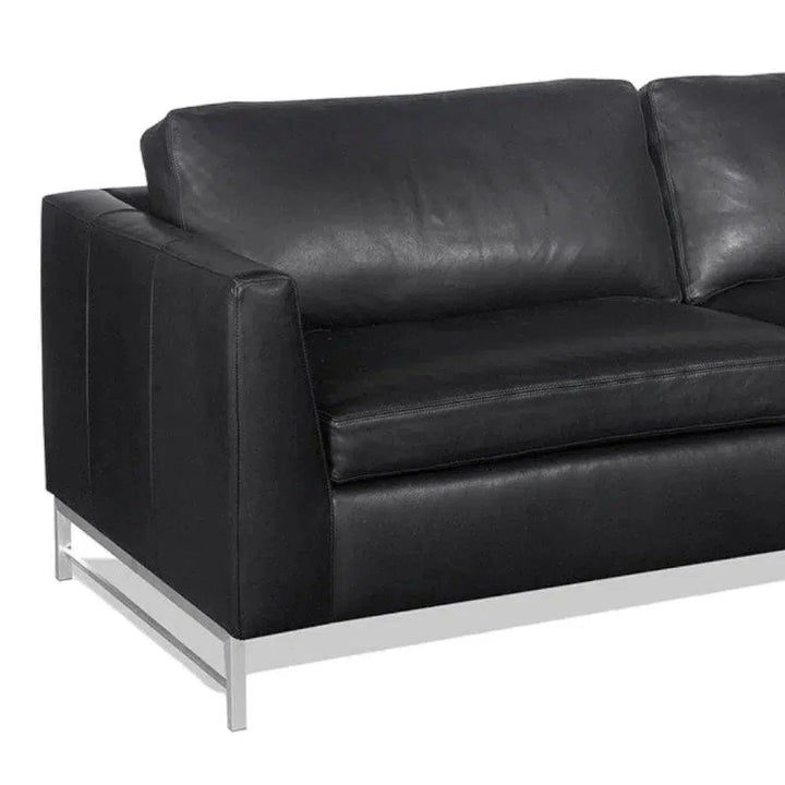 Desert Custom Oasis - Find Serenity on Leather Couch - LOOMLAN - Uptown Sebastian - Sofas & Loveseats