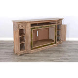 Desert Rock TV Console Only Light Brown