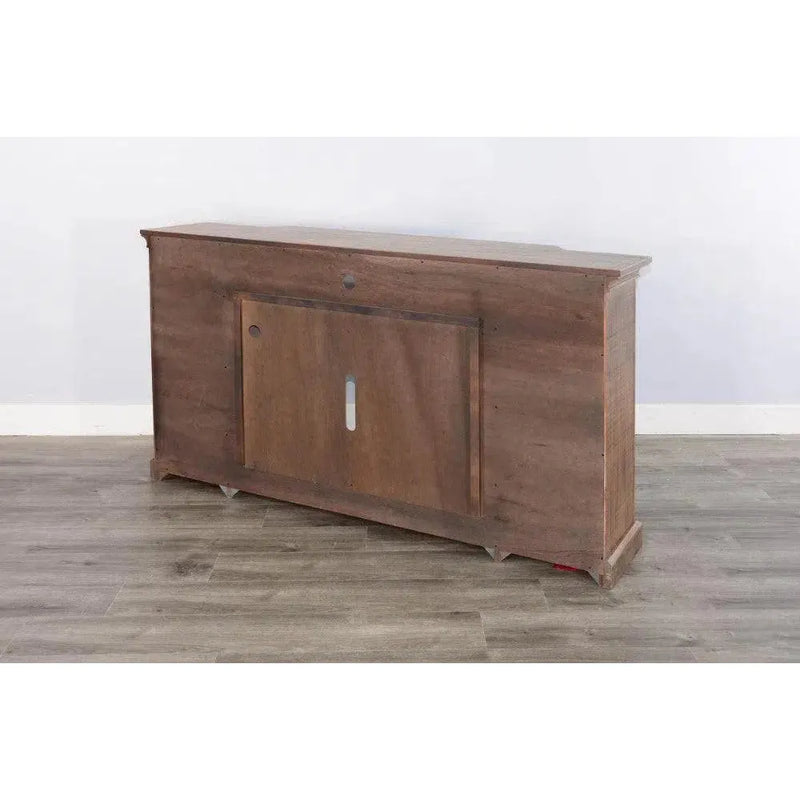 Desert Rock TV Console Only Light Brown