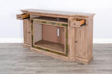 Desert Rock Tv Console Only Light Brown TV Stands & Media Centers LOOMLAN By Sunny D