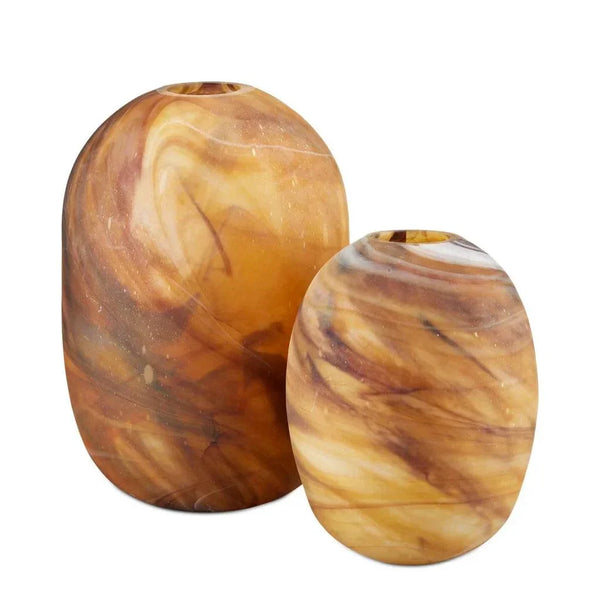 Desert Storm Vase Set of 2 - LOOMLAN - Currey & Co - Vases & Jars