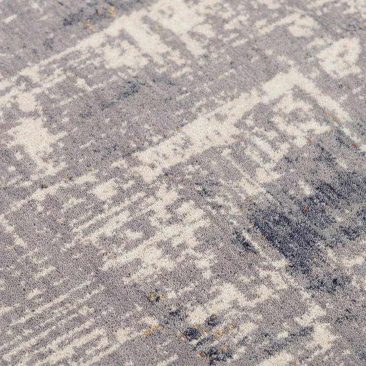 Desk Abstract Gray Large Area Rugs For Living Room - LOOMLAN