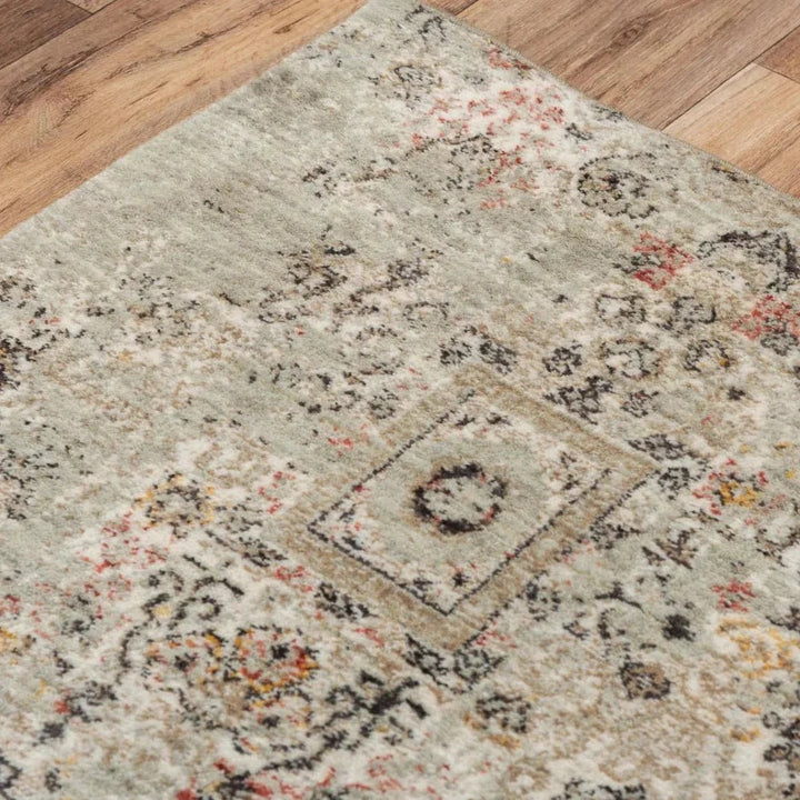 Dess Green/ Beige Large Area Rugs For Living Room - LOOMLAN - LOOMLAN - Area Rugs