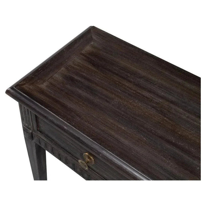 DetailsWood Dark Brown Sofa Table - LOOMLAN - Sarreid - Console Tables