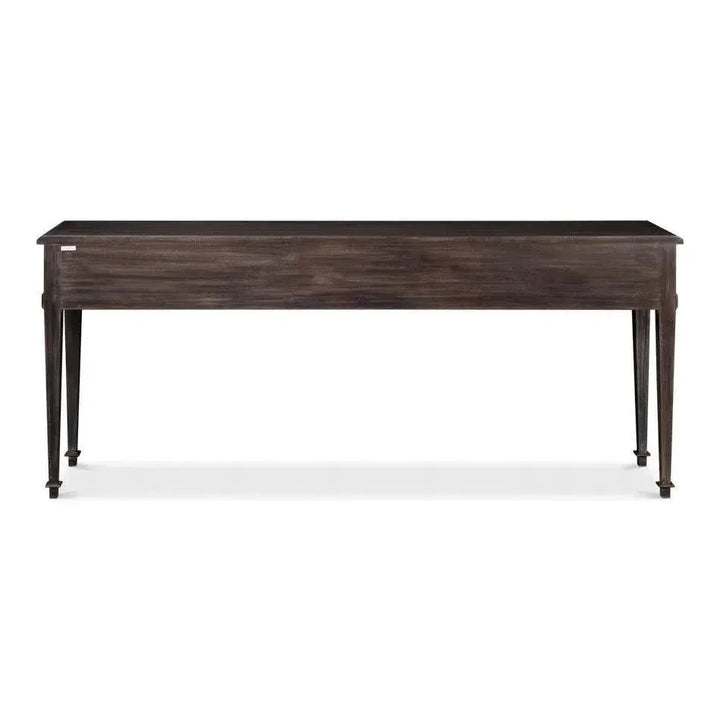 DetailsWood Dark Brown Sofa Table - LOOMLAN - Sarreid - Console Tables