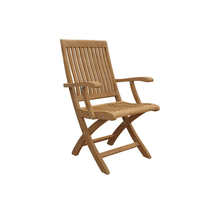 Devon Teak Patio Rectangular Family Dining Set 9PC-Outdoor Dining Sets-HiTeak-LOOMLAN