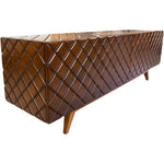 Diamond Brown High Gloss Buffet Table for Dining Room