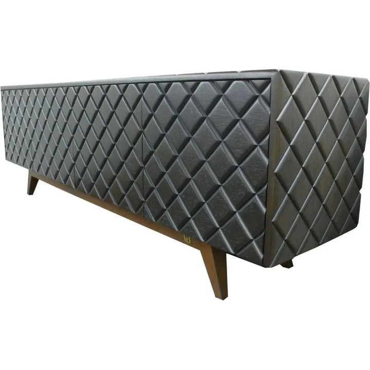 Diamond Cedar Wood Buffet Table for Dining Room - LOOMLAN - Victor Betancourt - Sideboards