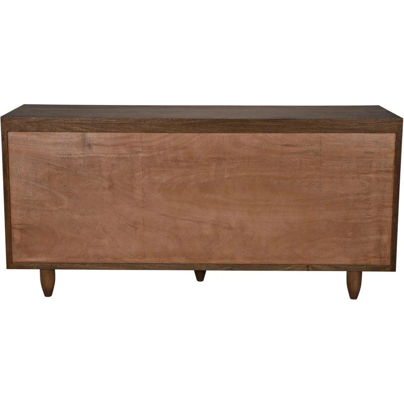 Diamond Double Wood Dark Walnut Chest