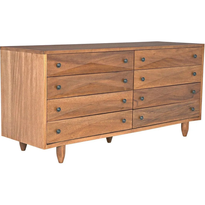 Diamond Double Wood Dark Walnut Chest