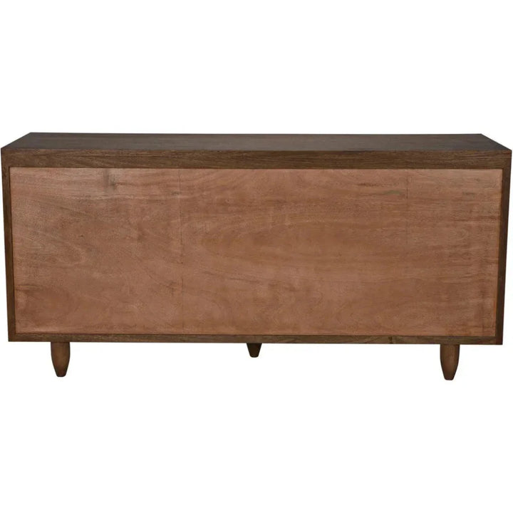 Diamond Solid Wood Dresser-Dressers-Noir-LOOMLAN