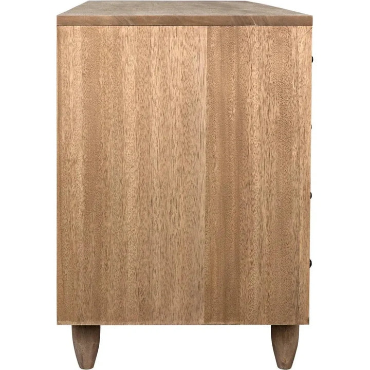 Diamond Solid Wood Dresser-Dressers-Noir-LOOMLAN