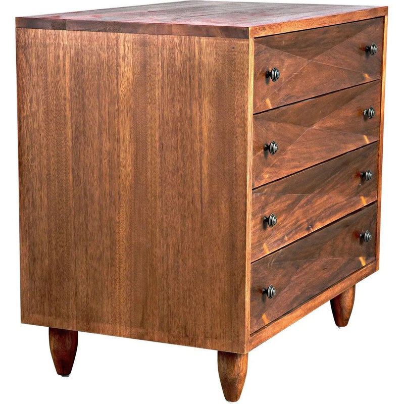 Diamond Wood Dark Walnut Chest