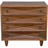 Diamond Wood Dark Walnut Chest