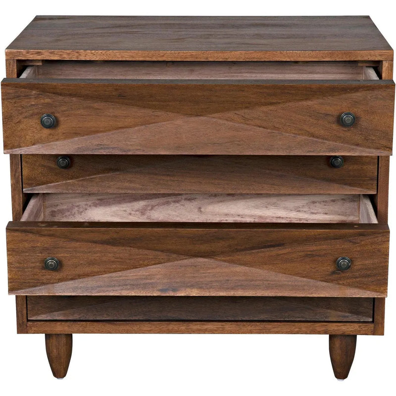 Diamond Wood Dark Walnut Chest