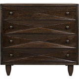 Diamond Wood Ebony Walnut Chest