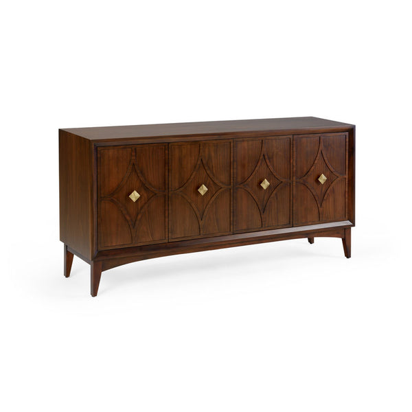 Diamond Wood Made Modern Sideboard-Sideboards-Wildwood-LOOMLAN