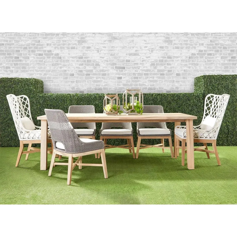 Diego Rectangular Outdoor Dining Table-Outdoor Dining Tables-Essentials For Living-LOOMLAN