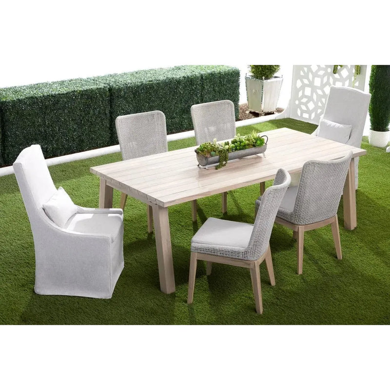 Diego Rectangular Outdoor Dining Table-Outdoor Dining Tables-Essentials For Living-LOOMLAN