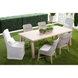 Diego Rectangular Outdoor Dining Table-Outdoor Dining Tables-Essentials For Living-LOOMLAN