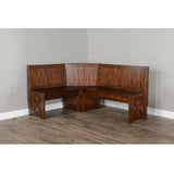 Dining Breakfast Nook Set With Storage Bench