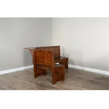 Dining Breakfast Nook Set With Storage Bench