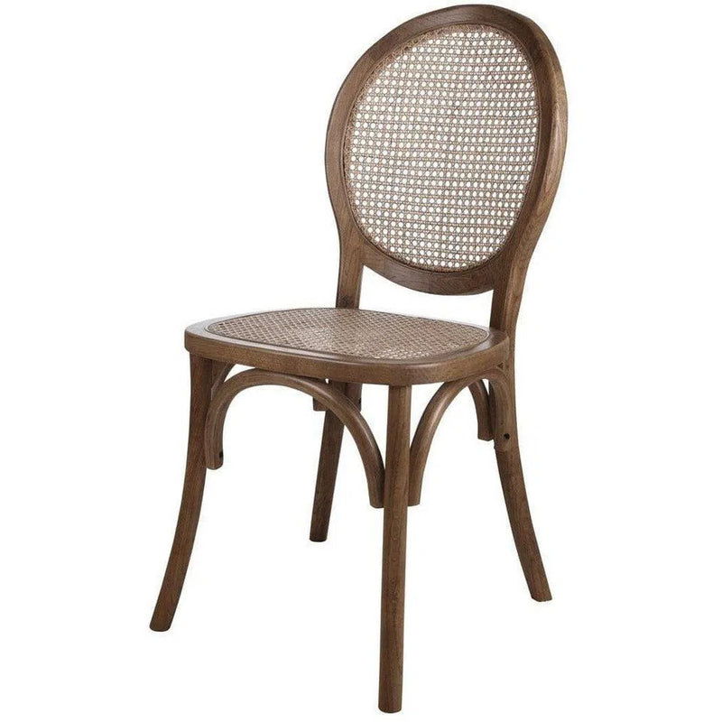 Dining Chair (Set Of 2) Brown Scandinavian Dining Chairs LOOMLAN By Moe's Home