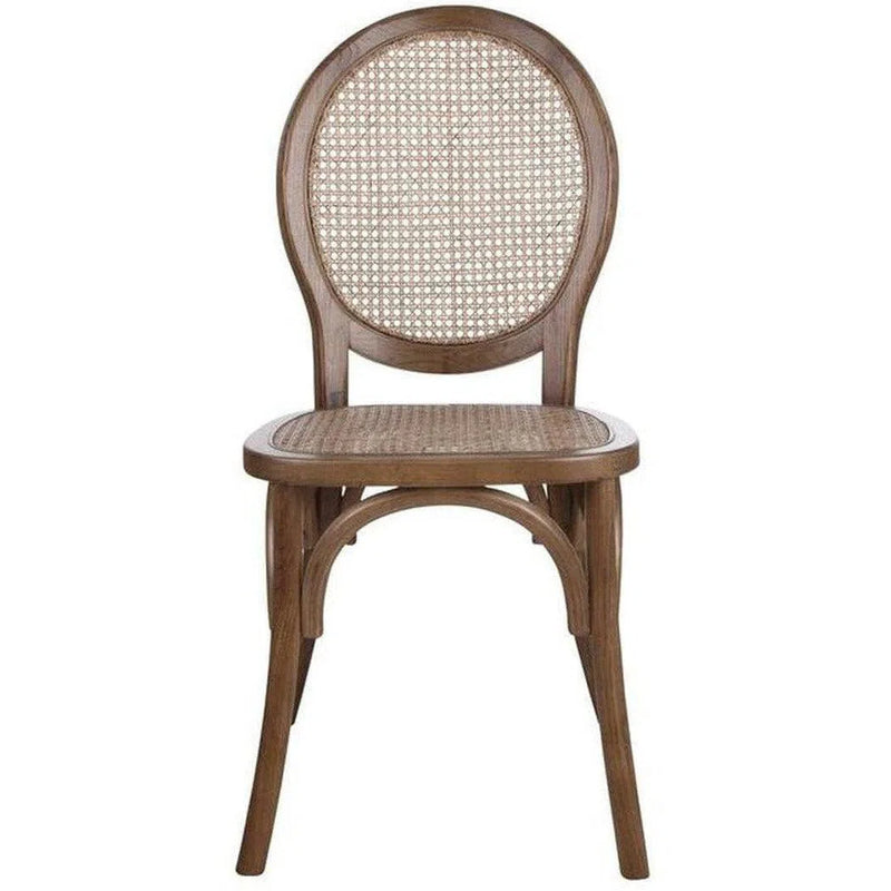 Dining Chair (Set Of 2) Brown Scandinavian Dining Chairs LOOMLAN By Moe's Home