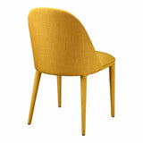 Dining Chair Yellow (Set Of 2) Yellow Retro Dining Chairs LOOMLAN By Moe's Home