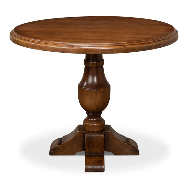 Dinner With Friends Round Dining Table-Dining Tables-Sarreid-LOOMLAN