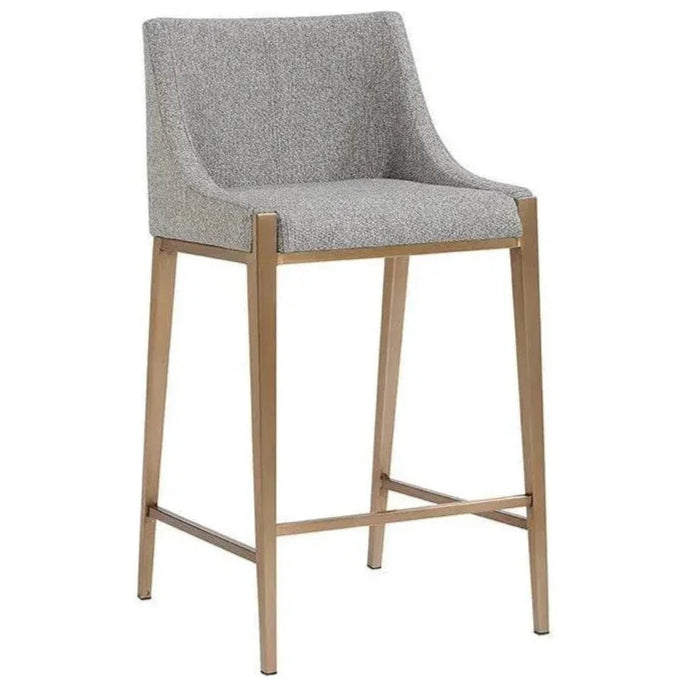 Dionne Fabric Counter Stool - LOOMLAN - SUNPAN - Counter Stools