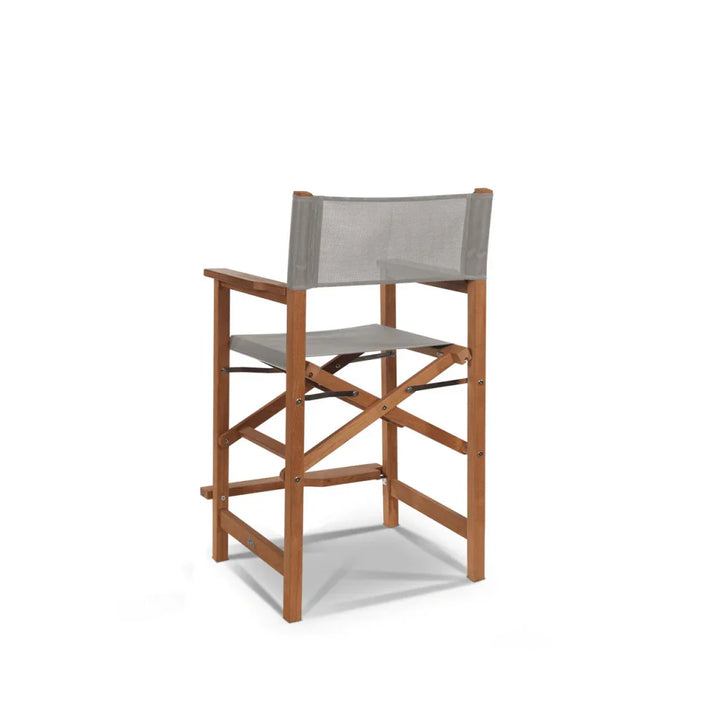 Director Teak Patio Counter Height Dining Set 5PC-Outdoor Dining Sets-HiTeak-LOOMLAN