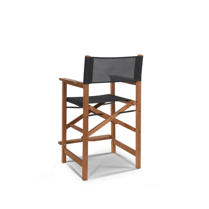 Director Teak Patio Counter Height Dining Set 5PC-Outdoor Dining Sets-HiTeak-LOOMLAN