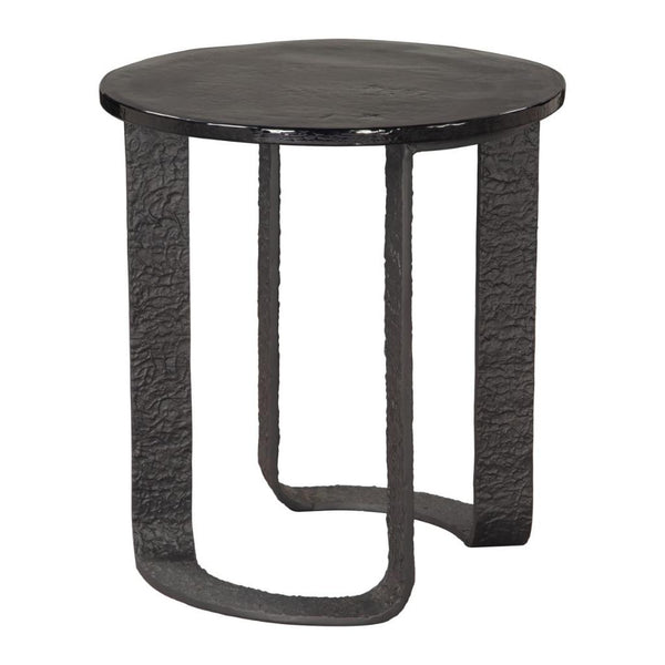 Divin Aluminum Frame Black Side Table