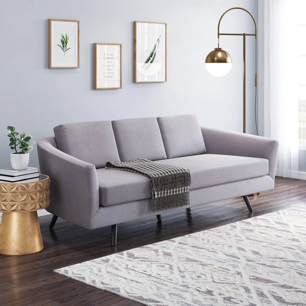 Divinity Sofa Gray Sofas & Loveseats LOOMLAN By Zuo Modern