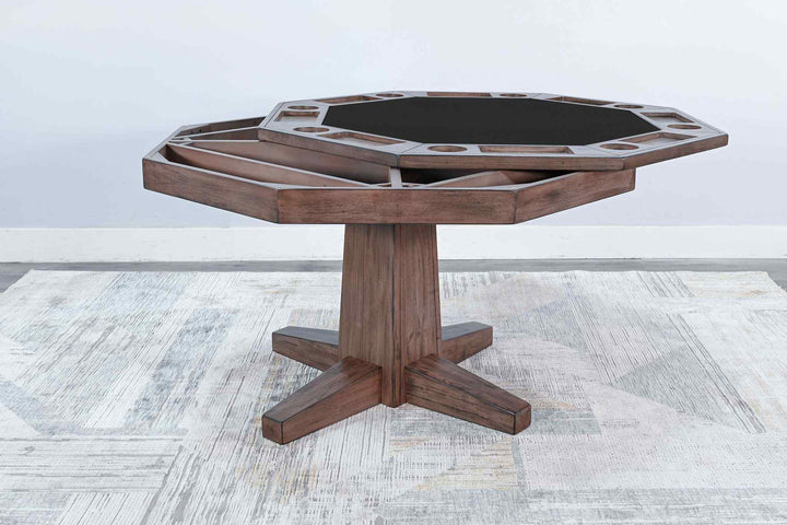53-Inch Reversible Poker & Dining Table | LOOMLAN