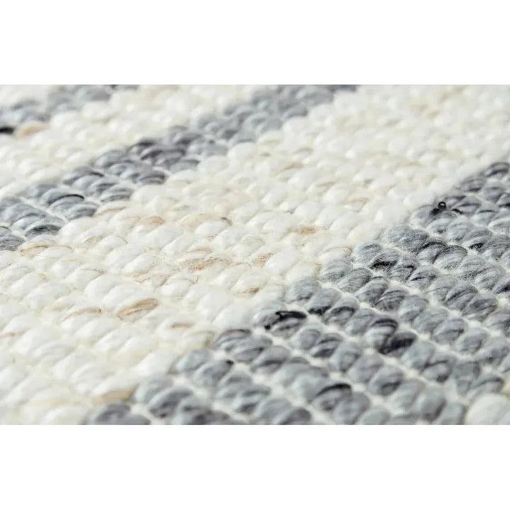 Doma Stripe Gray Area Rugs For Living Room - LOOMLAN - LOOMLAN - Area Rugs