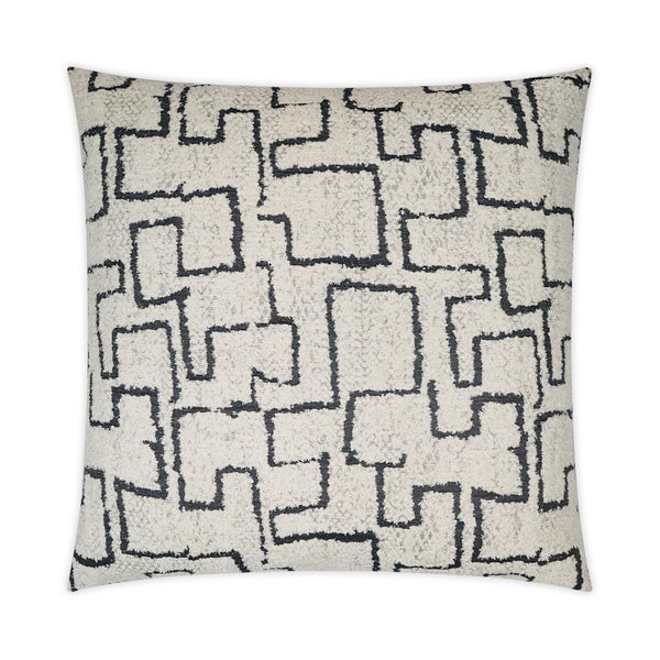 Domaine Pillow - Charcoal-Throw Pillows-D.V. KAP-LOOMLAN