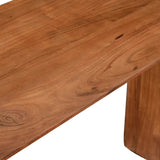 Domingo Wooden Oval Console Table-Console Tables-LH Imports-LOOMLAN