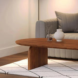 Domingo Midcentury Designed Oval Coffee Table