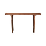 Domingo Wooden Oval Console Table