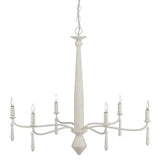 Donnybrook 6-Light Chandelier-Chandeliers-Currey & Co-LOOMLAN