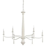 Donnybrook 6-Light Chandelier-Chandeliers-Currey & Co-LOOMLAN