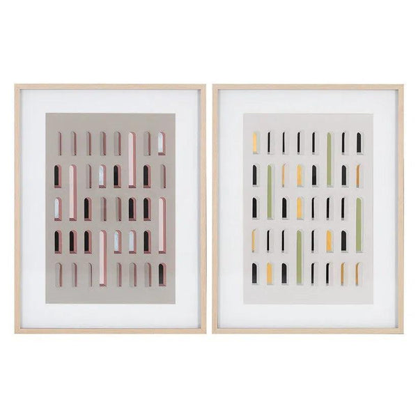 Door To Door Luxe Art 2PC With Wood Frames