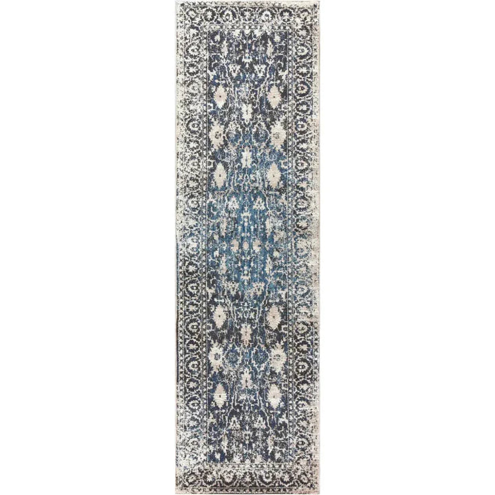 Doos Oriental Distress Brown Kitchen Hallway Runner Rug - LOOMLAN - LOOMLAN - Area Rugs