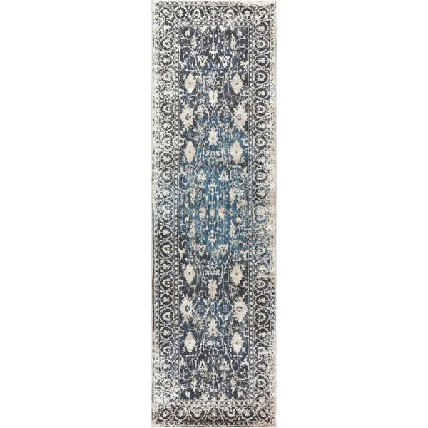 Doos Oriental Distress Brown Kitchen Hallway Runner Rug - LOOMLAN - LOOMLAN - Area Rugs